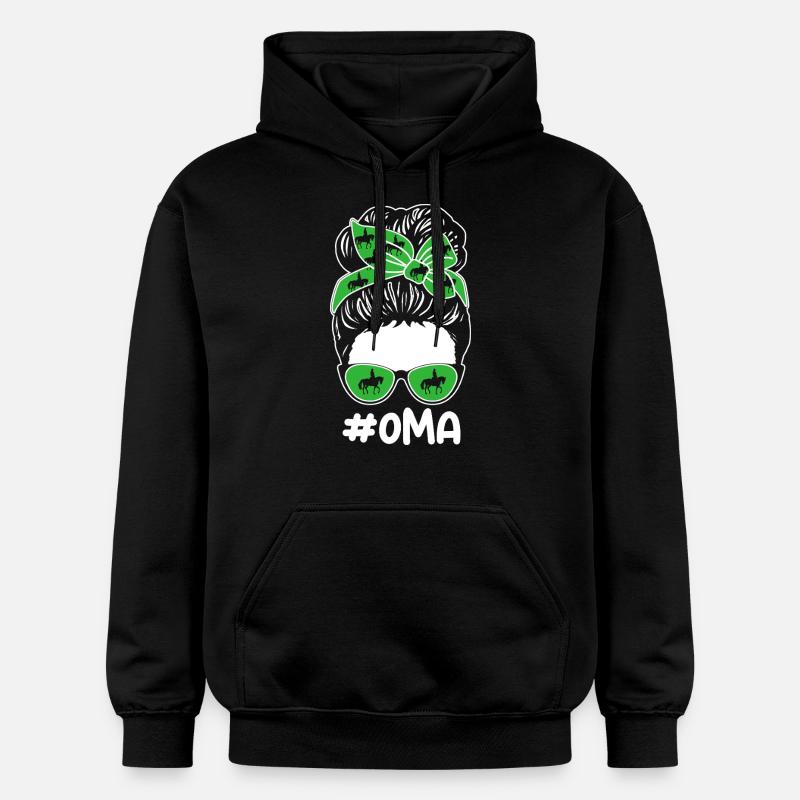 Monter à cheval - Sweat à capuche Softstyle® Gildan Unisexe - noir