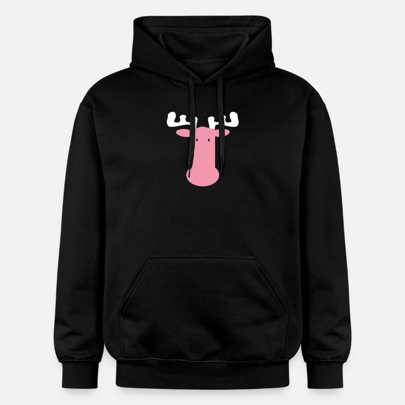 MOOSE - MOOSE - Sweat à capuche Softstyle® Gildan Unisexe - noir