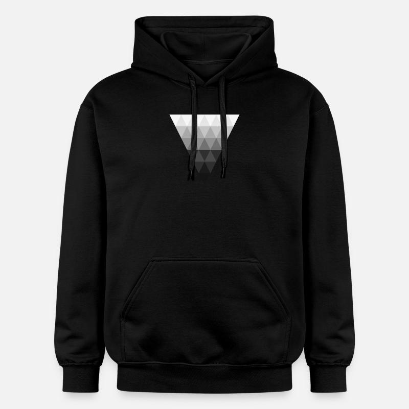 triangle Résumé - Sweat à capuche Softstyle® Gildan Unisexe - noir