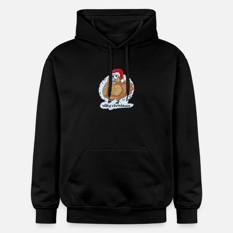 Noël soyeux - Sweat à capuche Softstyle® Gildan Unisexe - noir