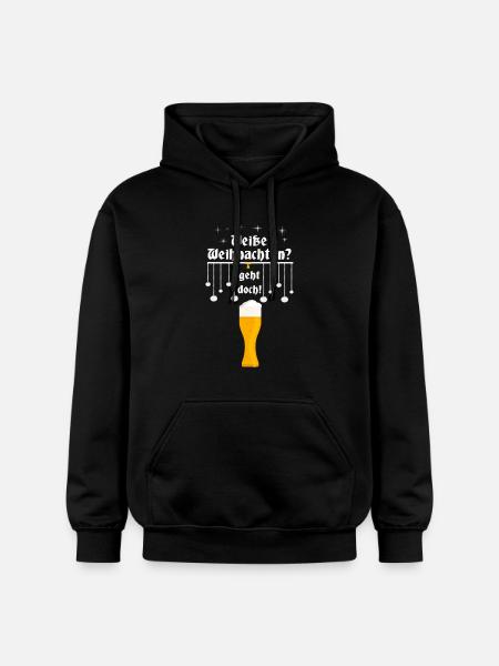Weiße Weihnachten - Gildan Unisex Softstyle® Midweight Hoodie - Schwarz