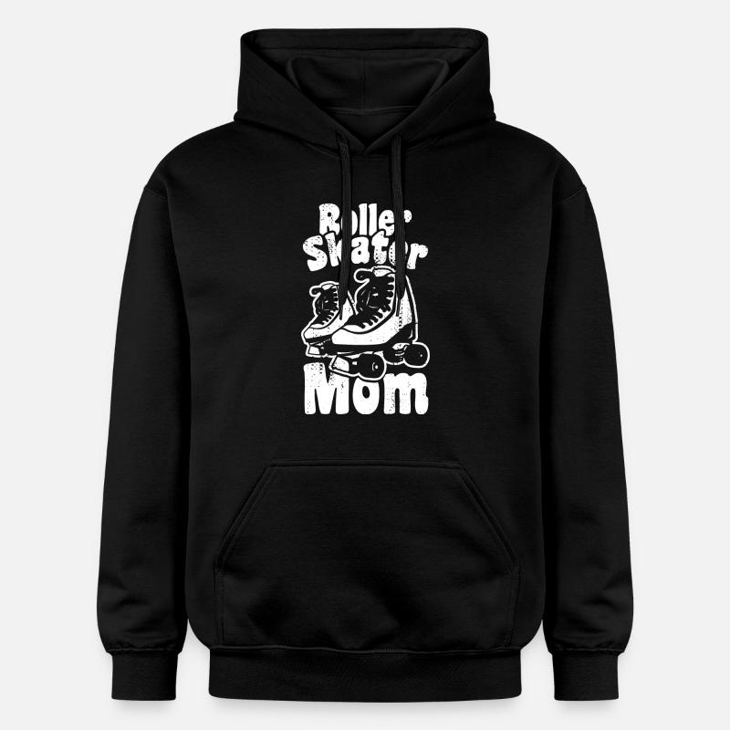 Mère patineuse à roulettes - Sweat à capuche Softstyle® Gildan Unisexe - noir