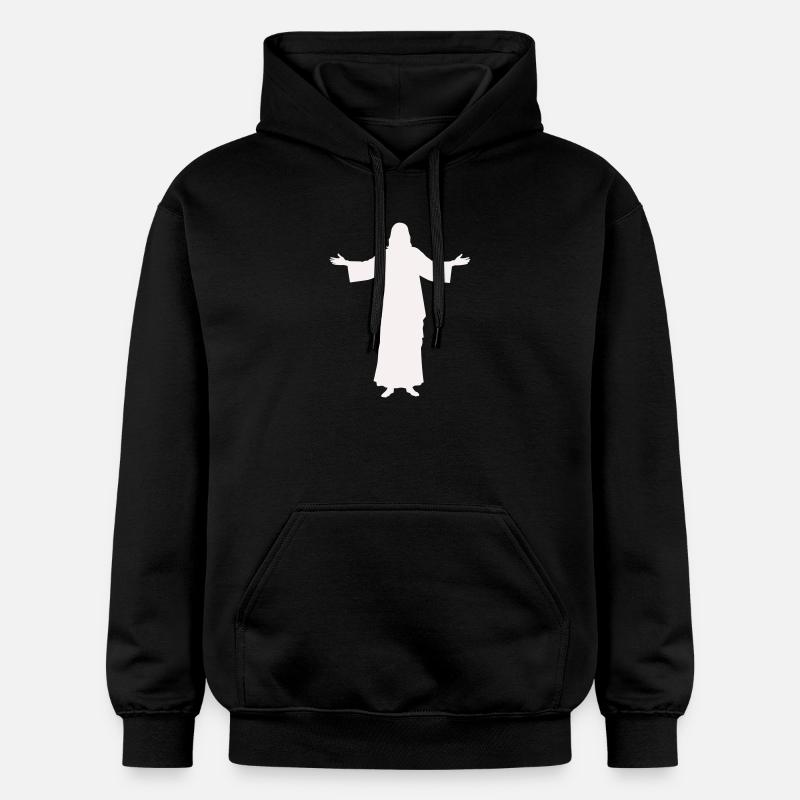 Jésus- - Sweat à capuche Softstyle® Gildan Unisexe - noir