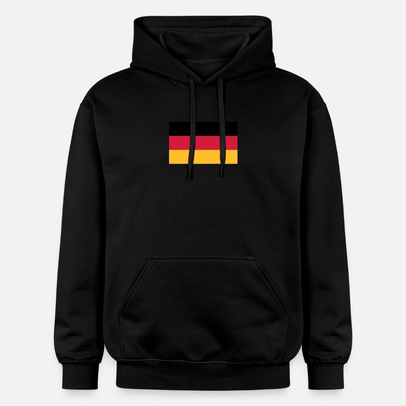 Drapeau de l'Allemagne - Sweat à capuche Softstyle® Gildan Unisexe - noir