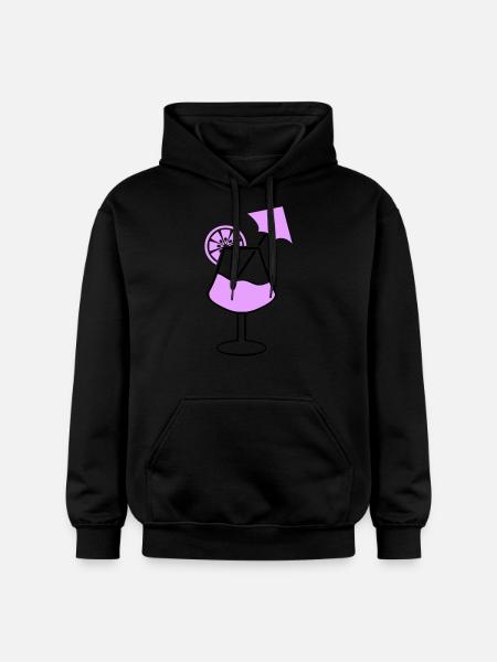 Cocktail 001 - Gildan Unisex Softstyle® Midweight Hoodie - black