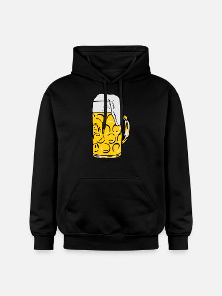 Bier - Gildan Unisex Softstyle® Midweight Hoodie - Schwarz