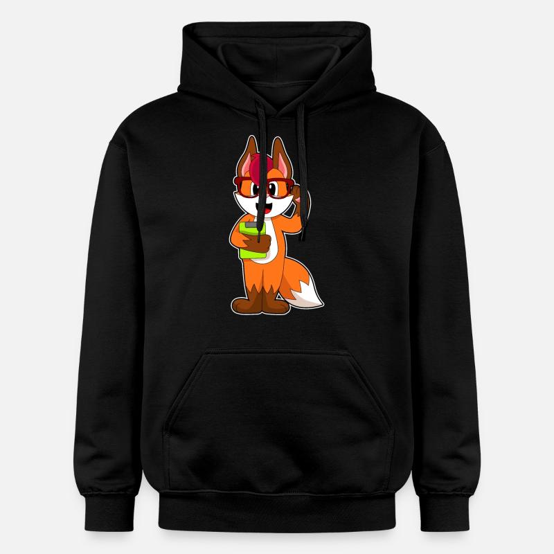Bloc-notes du secrétaire Fuchs - Sweat à capuche Softstyle® Gildan Unisexe - noir