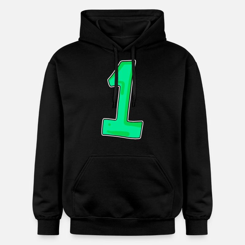 1 vert - Sweat à capuche Softstyle® Gildan Unisexe - noir
