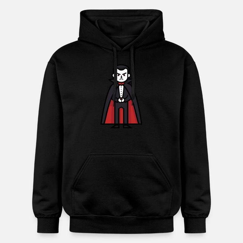 Bande dessinée vampire Halloween - Sweat à capuche Softstyle® Gildan Unisexe - noir