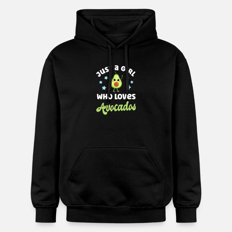 Avocat - Sweat à capuche Softstyle® Gildan Unisexe - noir