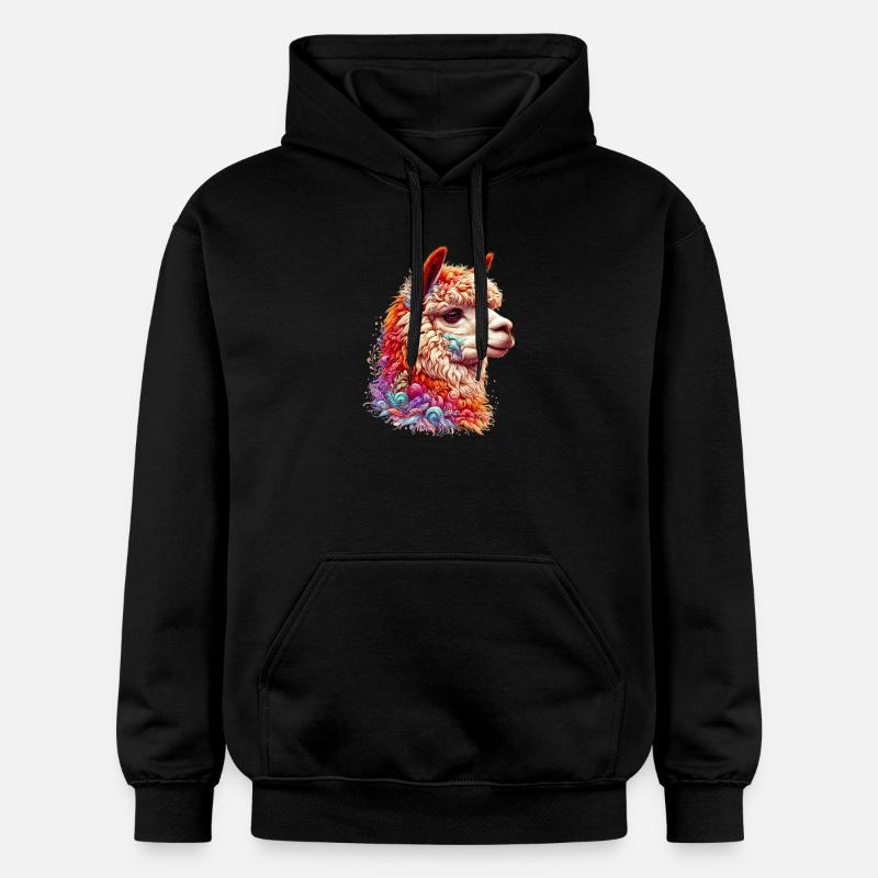 Alpaga - Sweat à capuche Softstyle® Gildan Unisexe - noir