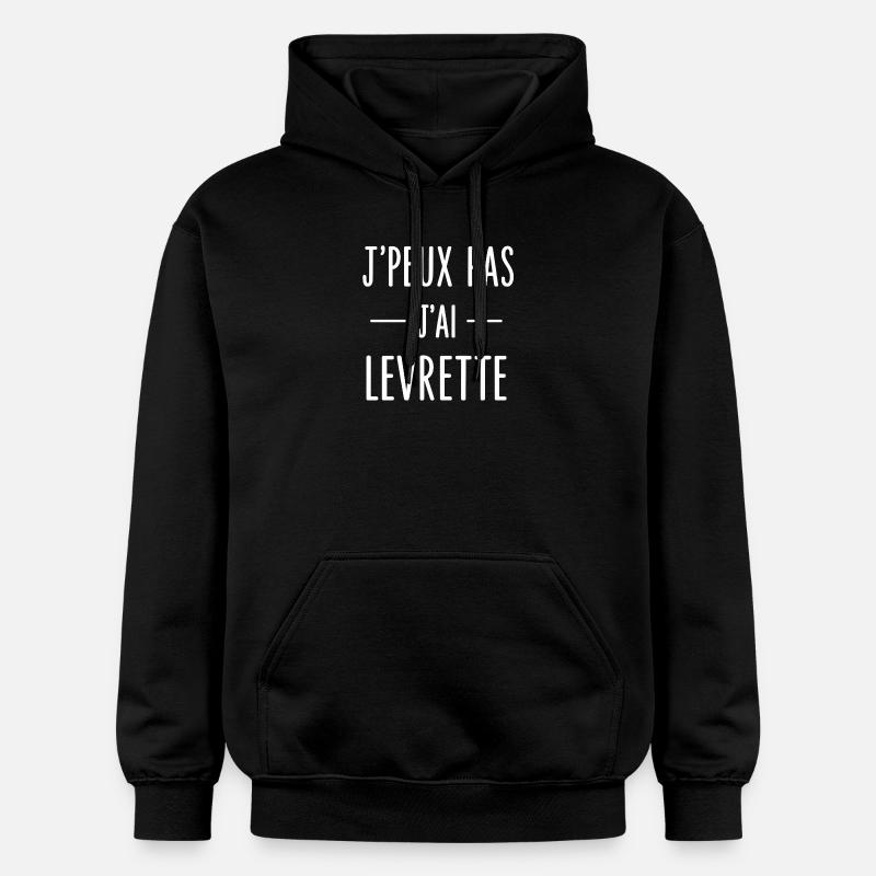 J'peu pas - Sweat à capuche Softstyle® Gildan Unisexe - noir