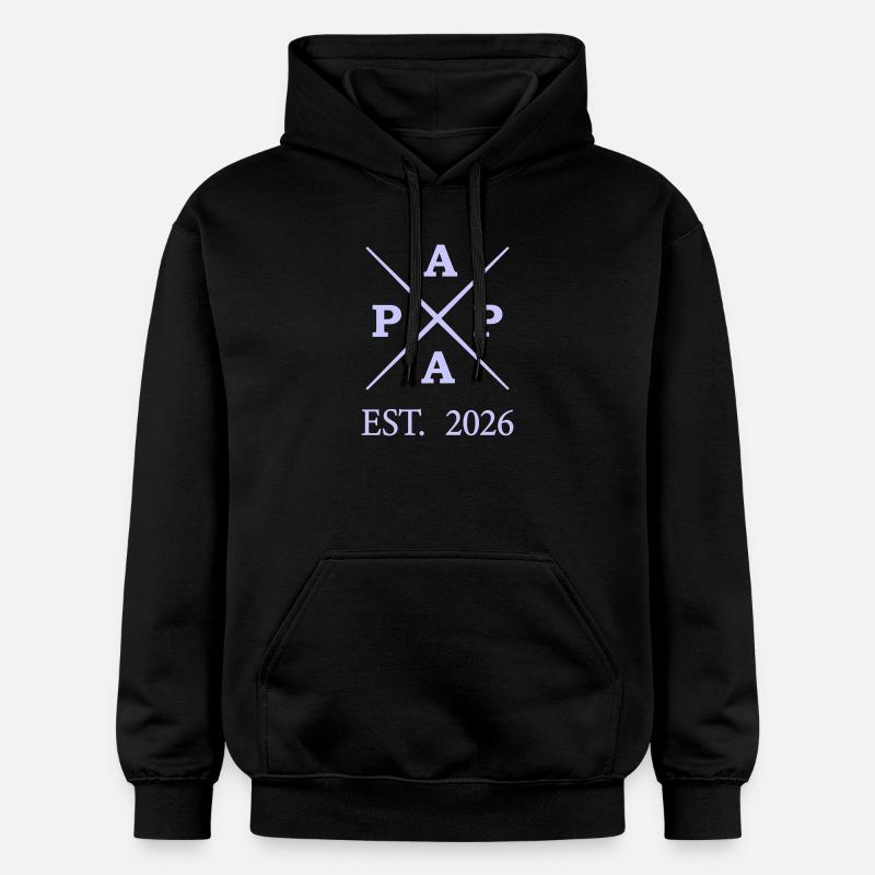 papa_est_2026 - Sweat à capuche Softstyle® Gildan Unisexe - noir