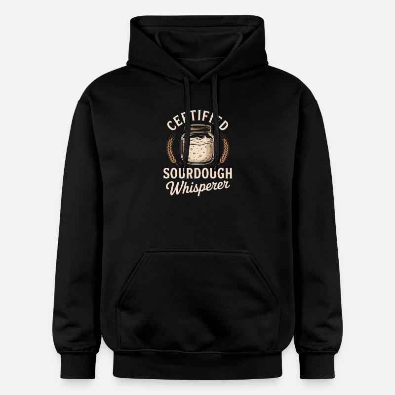 Chuchoteur certifié de levain - Sweat à capuche Softstyle® Gildan Unisexe - noir