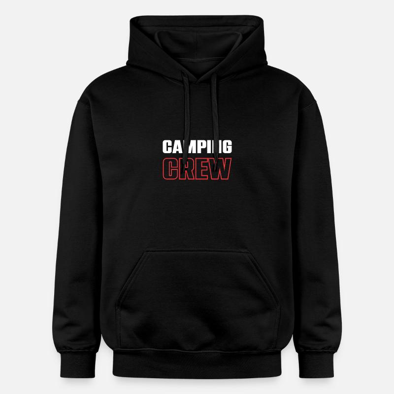 Équipe de camping - Sweat à capuche Softstyle® Gildan Unisexe - noir