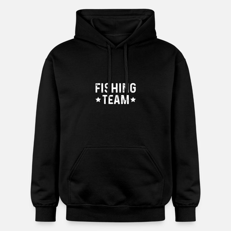 Équipe de pêche - Sweat à capuche Softstyle® Gildan Unisexe - noir