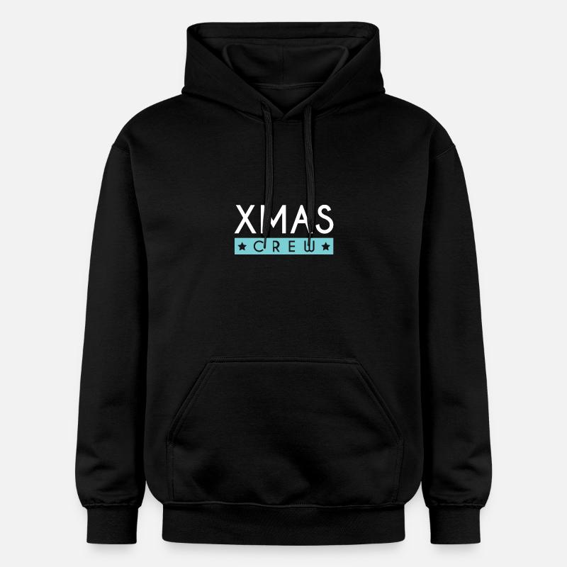 Équipage de Noël - Sweat à capuche Softstyle® Gildan Unisexe - noir