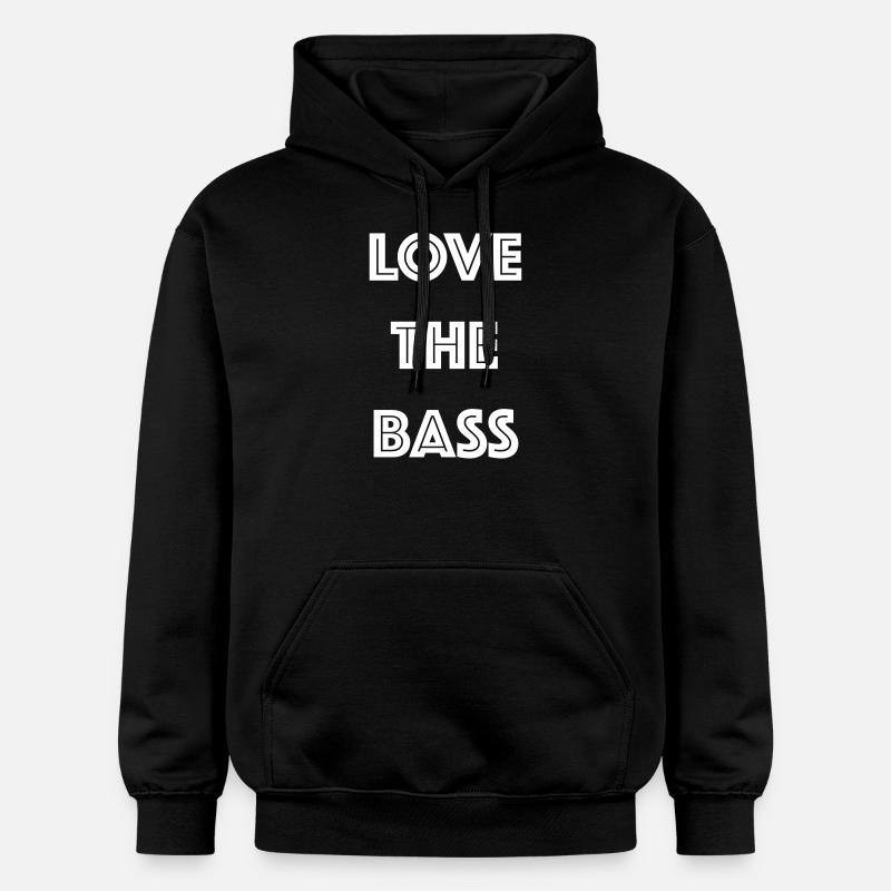 Aime la basse - Sweat à capuche Softstyle® Gildan Unisexe - noir
