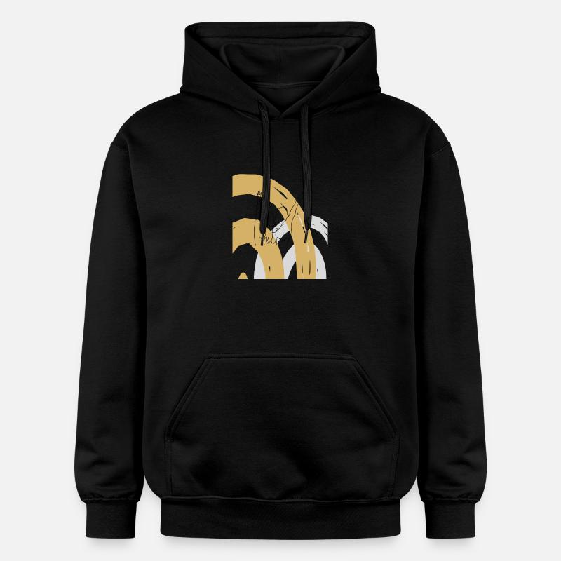 Copines Amitié Amitié melawerttext - Sweat à capuche Softstyle® Gildan Unisexe - noir