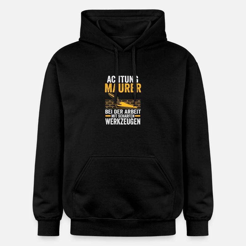 Maître maçon Compagnon maçon - Sweat à capuche Softstyle® Gildan Unisexe - noir