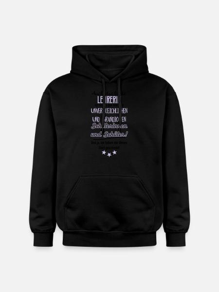 Beste Lehrerin Shirt - Gildan Unisex Softstyle® Midweight Hoodie - Schwarz
