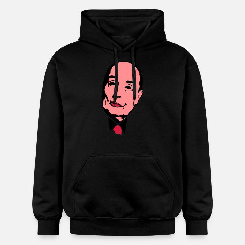 francois mitterrand president leader - Sweat à capuche Softstyle® Gildan Unisexe - noir