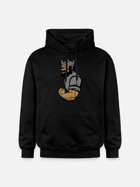king_02 - Sweat à capuche Softstyle® Gildan Unisexe - noir