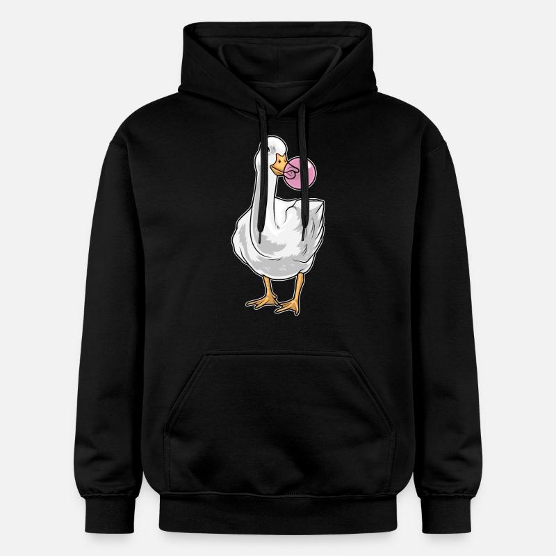 Chewing-gum de canard - Sweat à capuche Softstyle® Gildan Unisexe - noir
