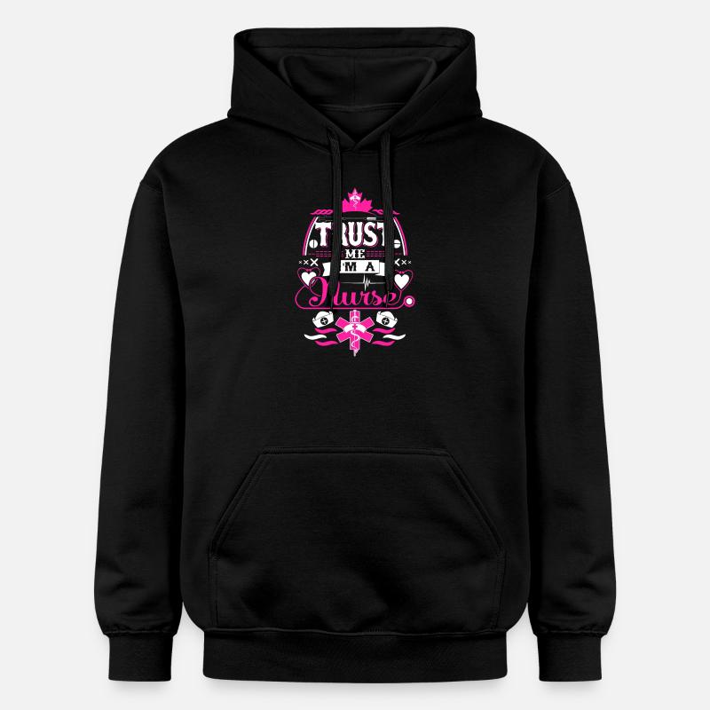 Infirmière confiance - Sweat à capuche Softstyle® Gildan Unisexe - noir