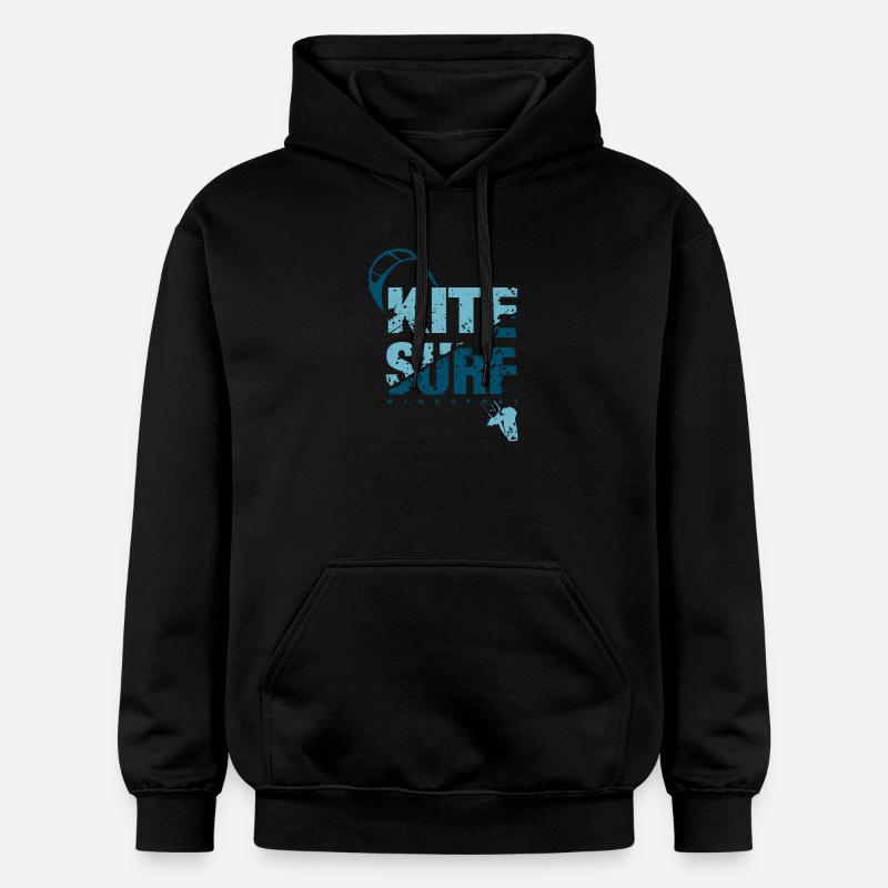 KITE SURF 3 - Sweat à capuche Softstyle® Gildan Unisexe - noir