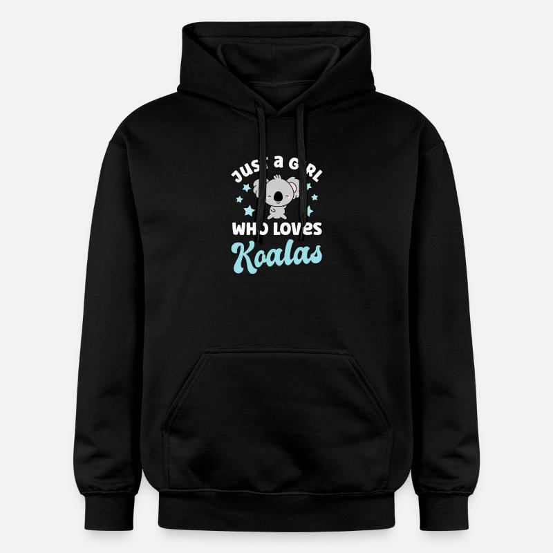 Koala Koala Ours - Sweat à capuche Softstyle® Gildan Unisexe - noir