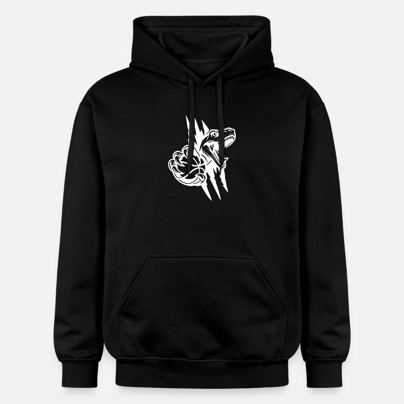 Ballon de basket-ball Roaring Raptor - Sweat à capuche Softstyle® Gildan Unisexe - noir