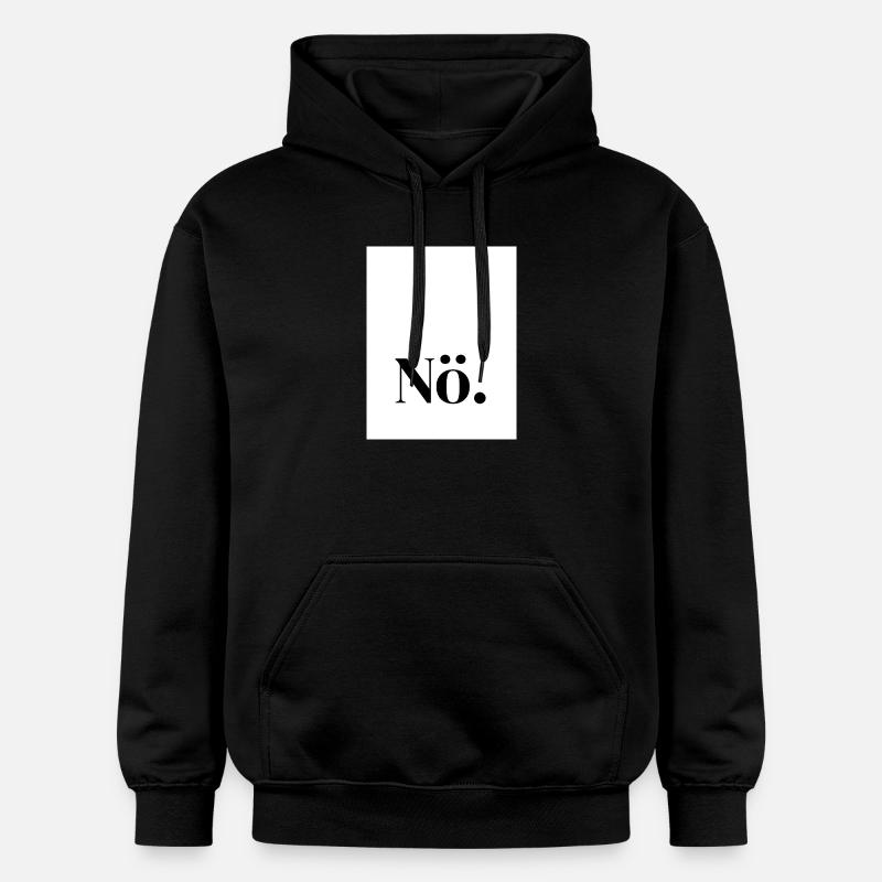 Conception Nö._Minimalistisches - Sweat à capuche Softstyle® Gildan Unisexe - noir