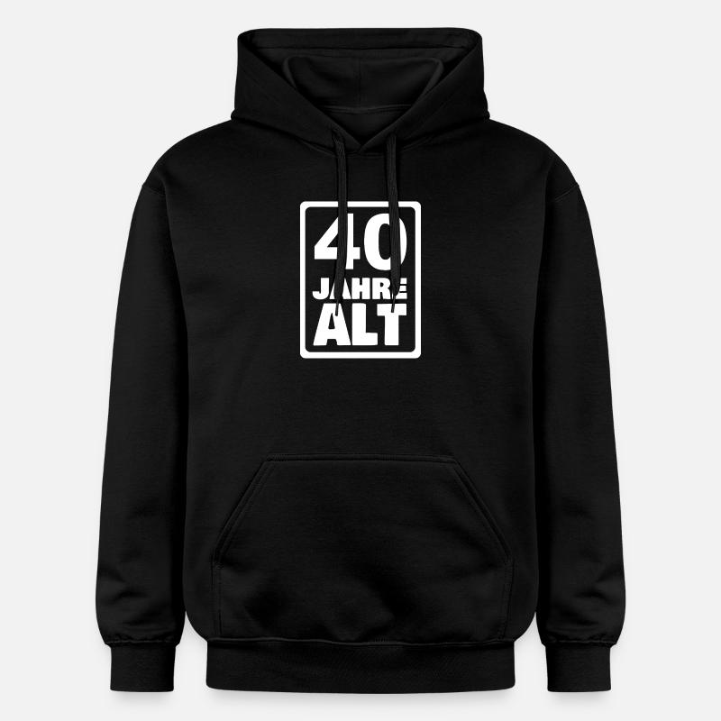 40 - Sweat à capuche Softstyle® Gildan Unisexe - noir