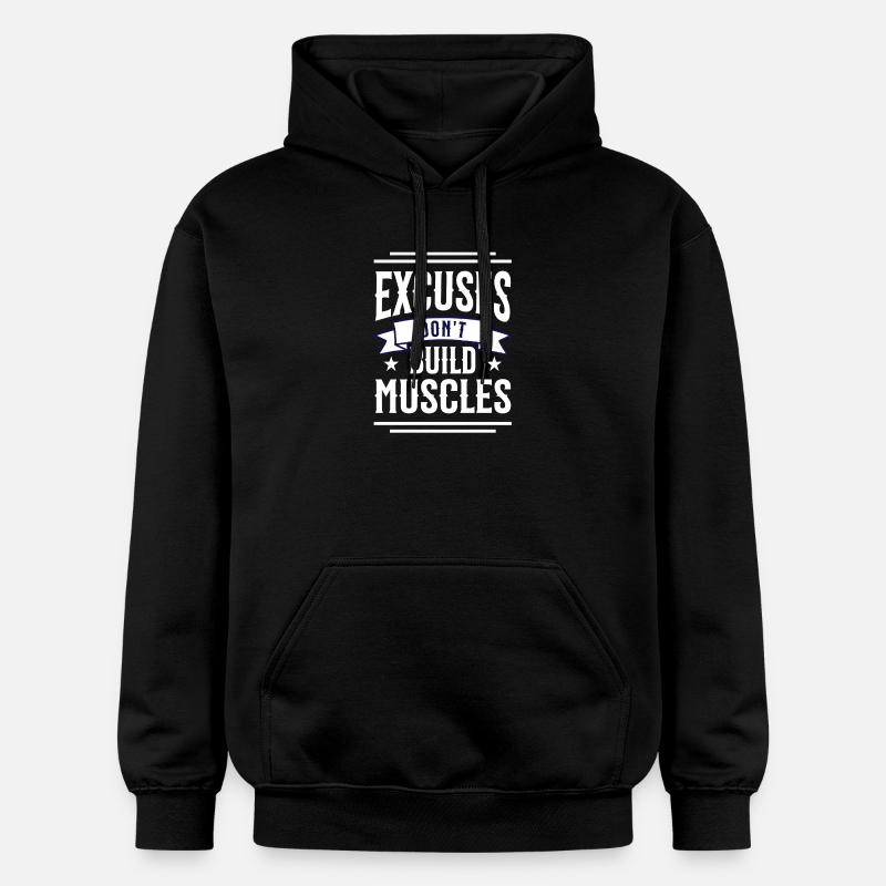 N’excuse pas - Sweat à capuche Softstyle® Gildan Unisexe - noir