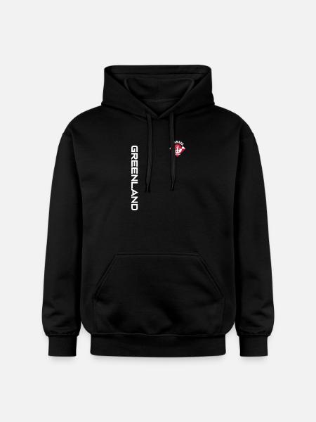 GREENLAND DENMARK | SINCE 1814 - Gildan Unisex Softstyle® Midweight Hoodie - black