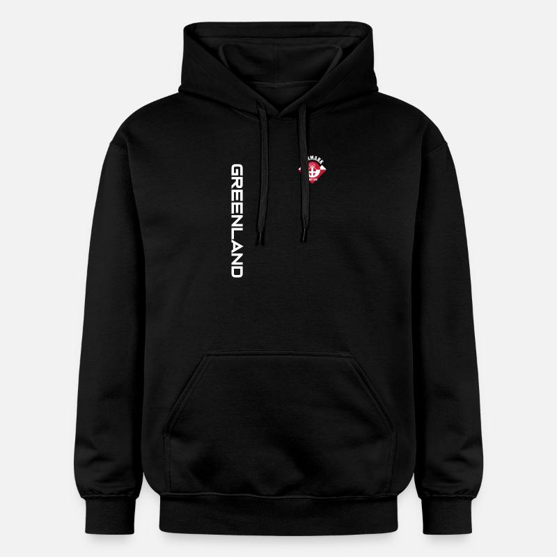 GROENLAND DANEMARK | DEPUIS 1814 - Sweat à capuche Softstyle® Gildan Unisexe - noir