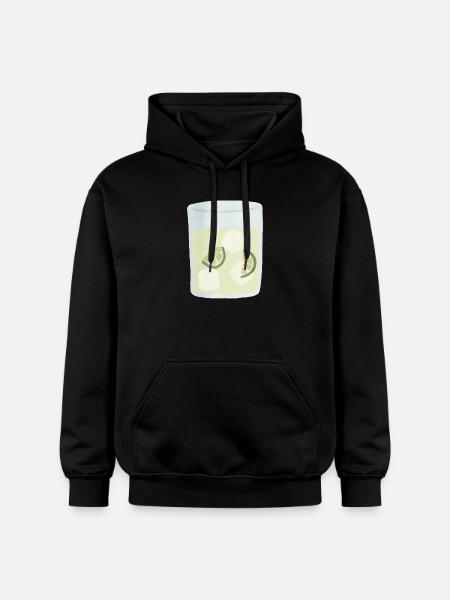 Moskauer Maultier im Aquarellstil - Gildan Unisex Softstyle® Midweight Hoodie - Schwarz