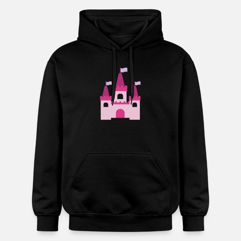 Château de la Princesse - Sweat à capuche Softstyle® Gildan Unisexe - noir