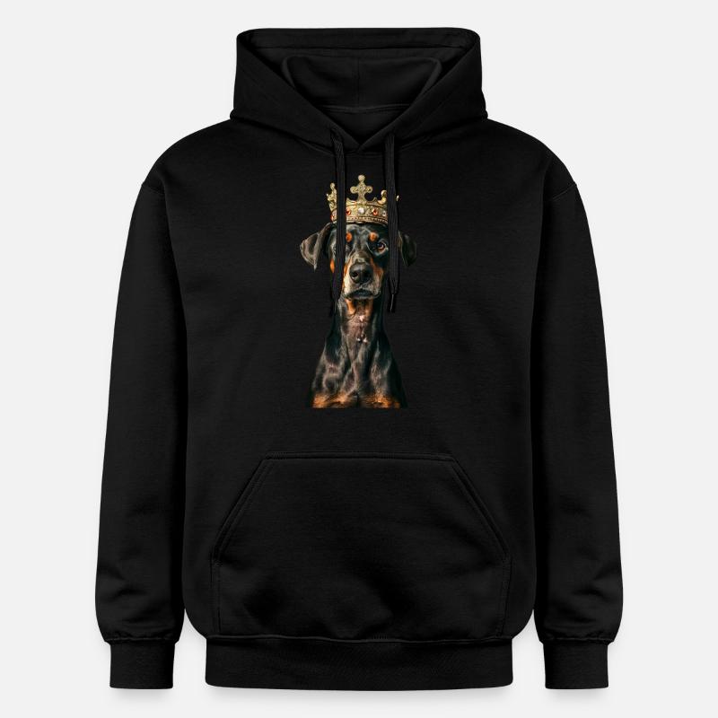 Dobermann - Gildan Unisex Softstyle® Midweight Hoodie - Schwarz