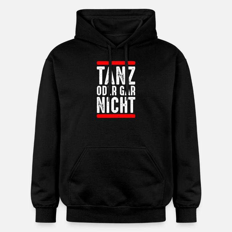 Tanz oder gar nicht - Gildan Unisex Softstyle® Midweight Hoodie - Schwarz