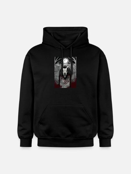 Kult des Waldes - Gildan Unisex Softstyle® Midweight Hoodie - Schwarz