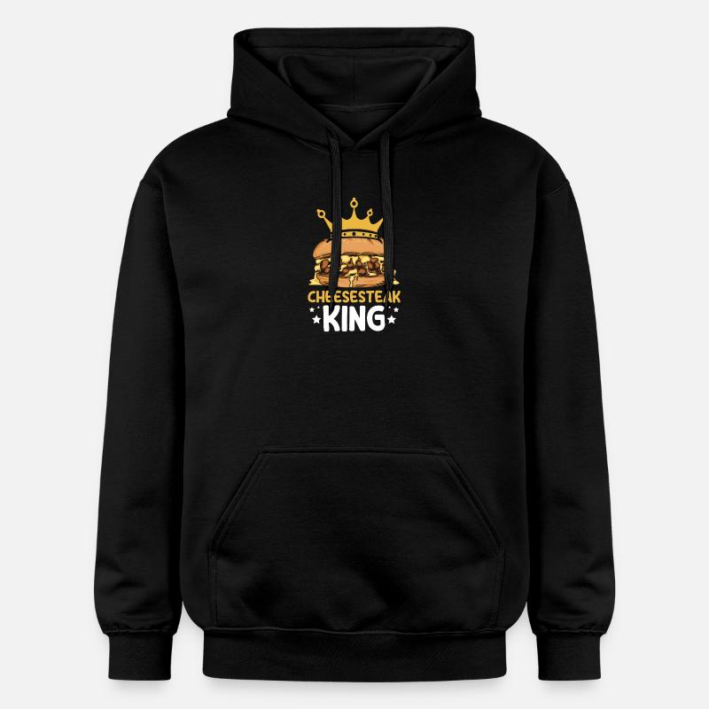 Roi du cheesesteak Philly - Sweat à capuche Softstyle® Gildan Unisexe - noir