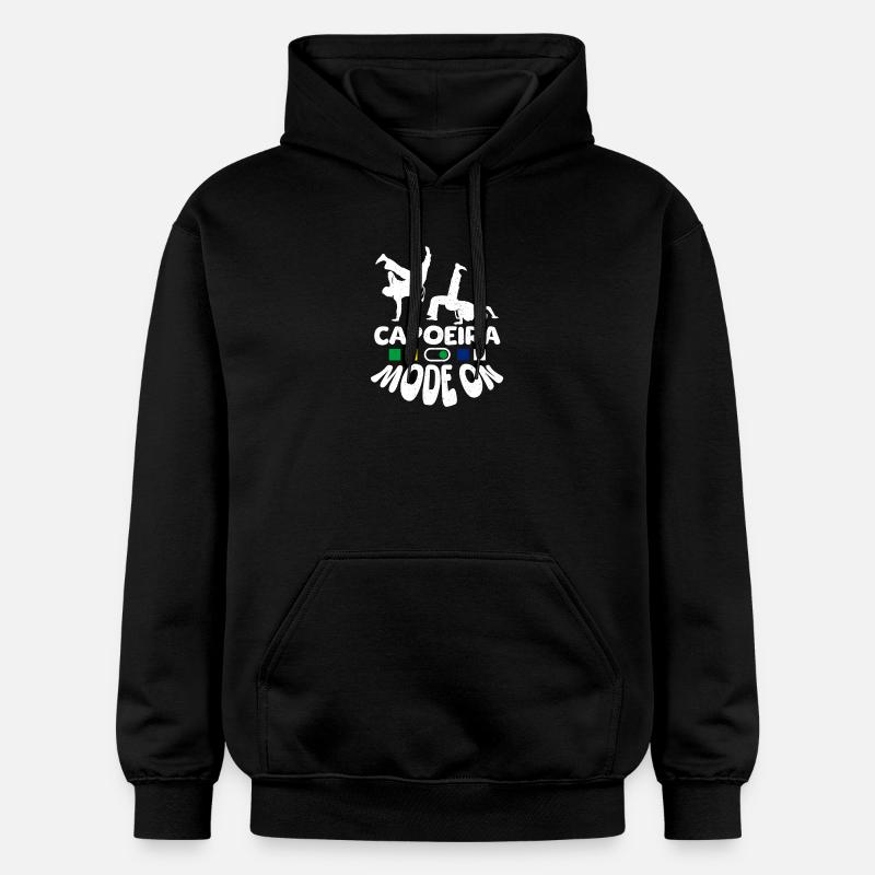 Mode capoeira activé - Sweat à capuche Softstyle® Gildan Unisexe - noir