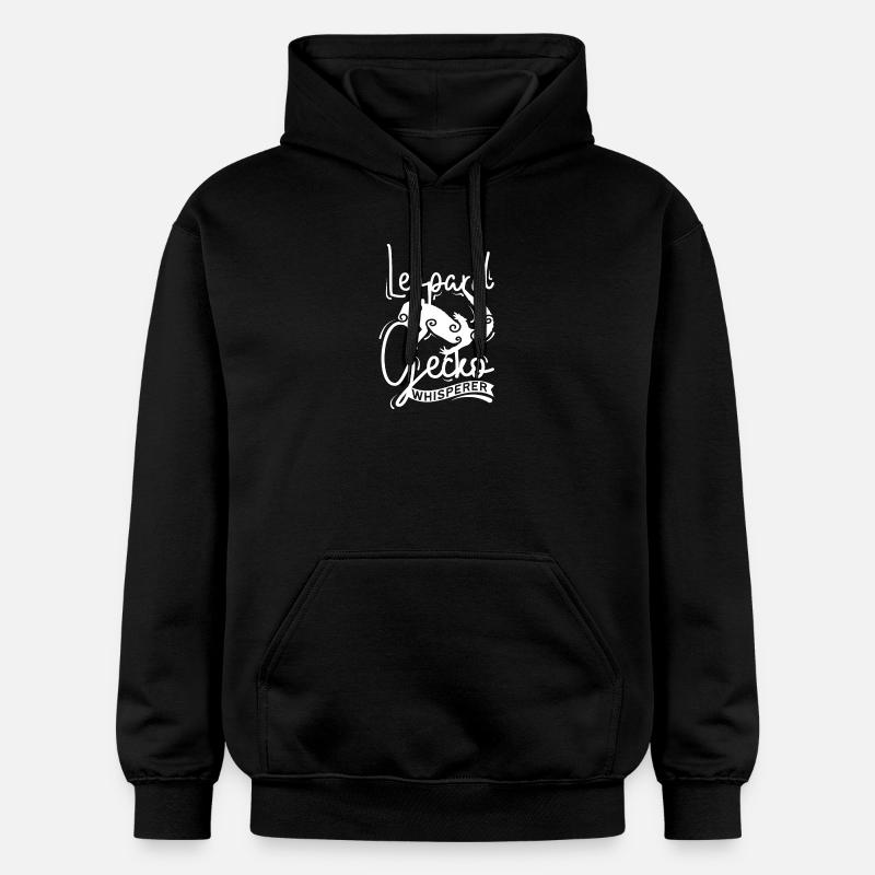 Leopard gecko whisperer - Gildan Unisex Softstyle® Midweight Hoodie - Schwarz