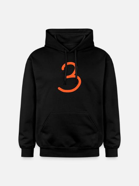 3 Number three number birthday - Gildan Unisex Softstyle® Midweight Hoodie - black