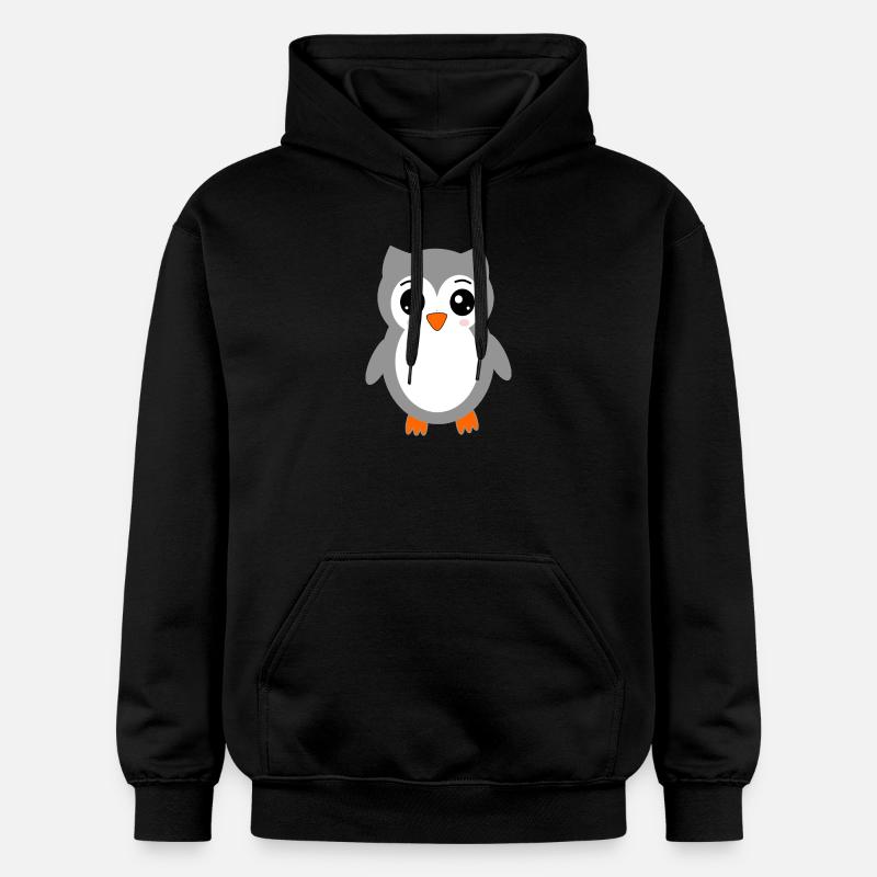 Hibou lapone - Sweat à capuche Softstyle® Gildan Unisexe - noir