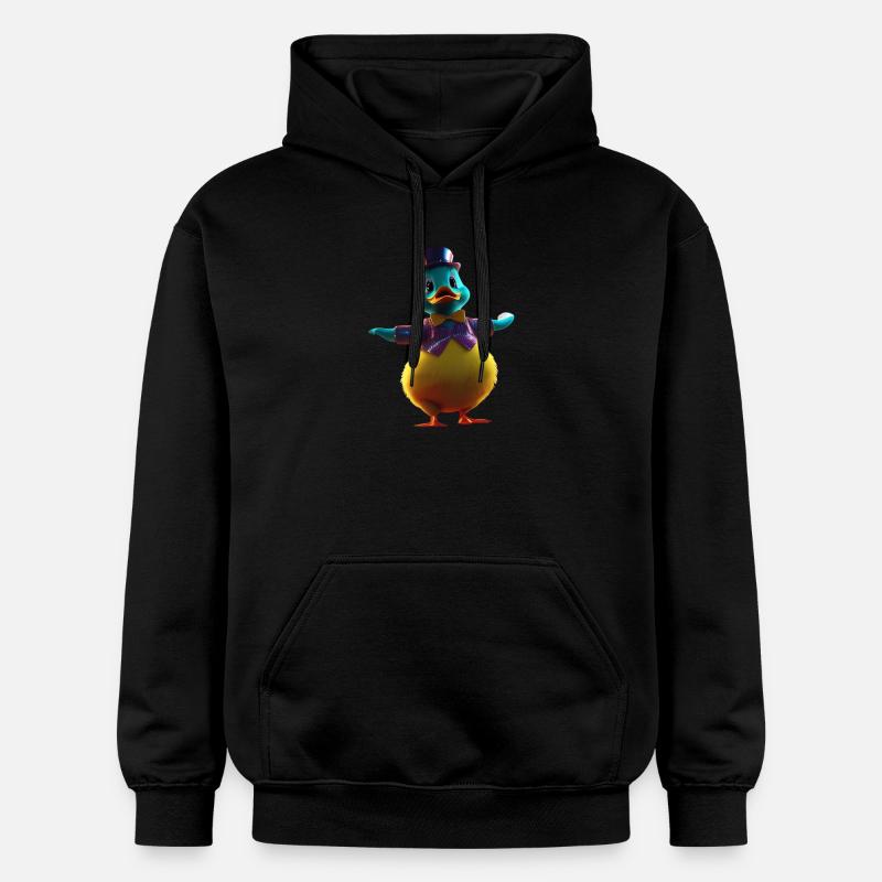 Canard magique - Sweat à capuche Softstyle® Gildan Unisexe - noir