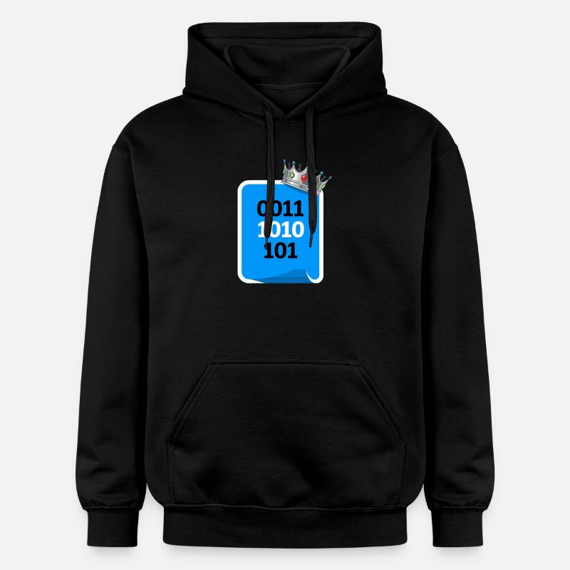 Roi binaire - Sweat à capuche Softstyle® Gildan Unisexe - noir