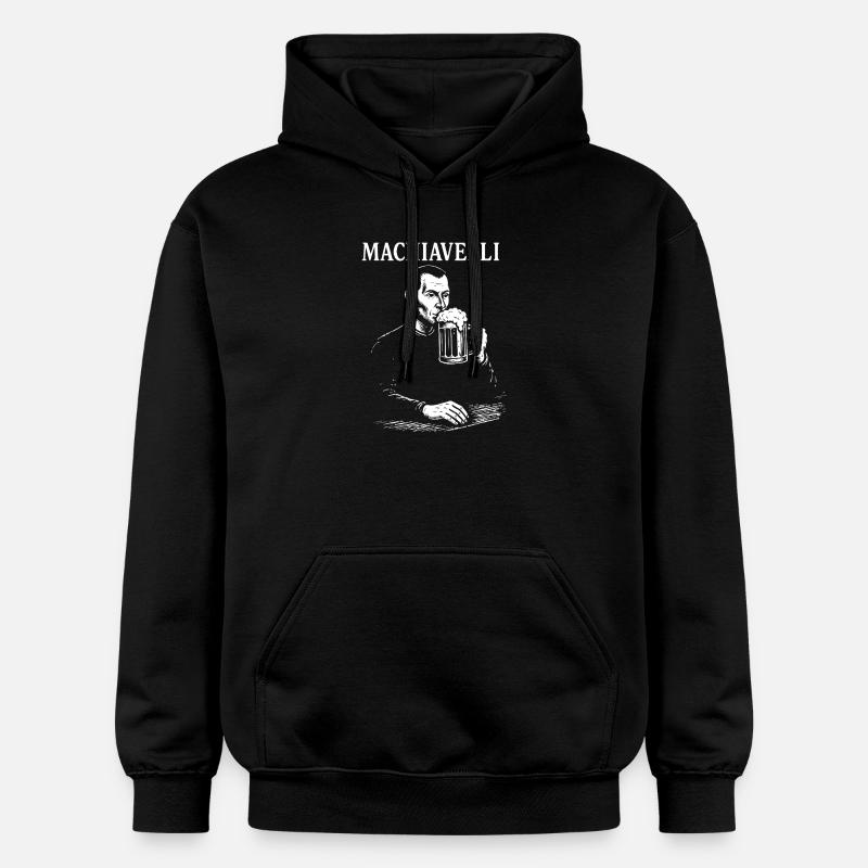 Portrait de Machiavel Brew - Sweat à capuche Softstyle® Gildan Unisexe - noir